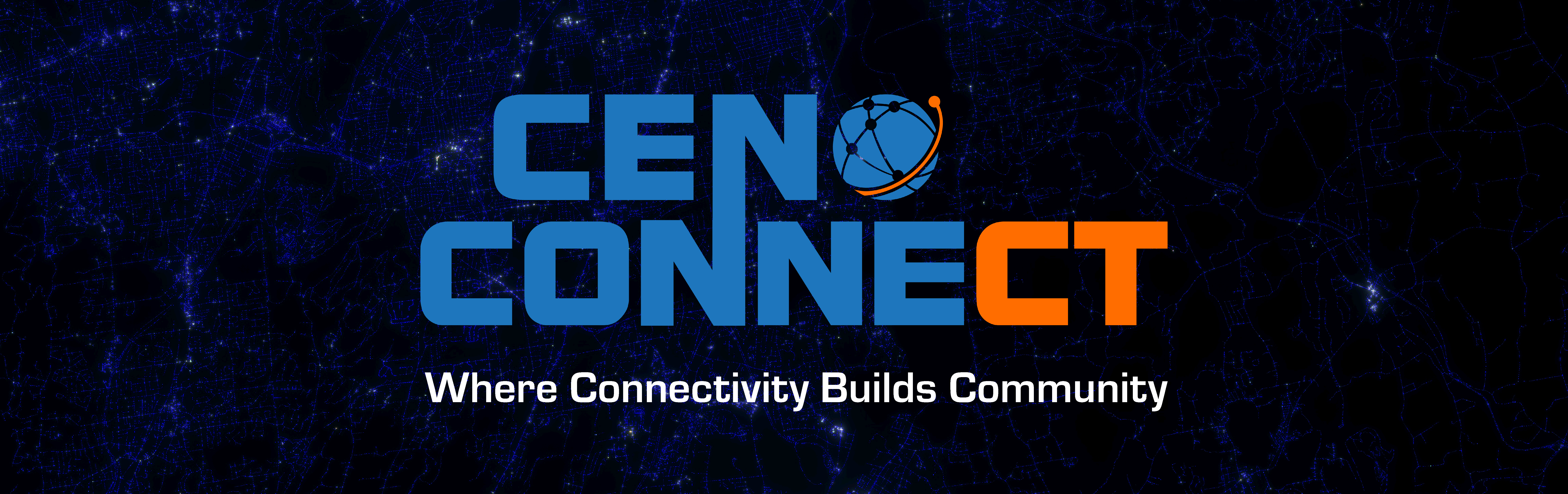 CEN Connect: Where Connectivity Builds Community, Background included houses with internet connecting 