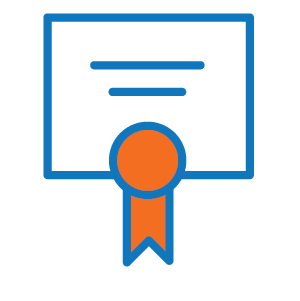 Note with award stamped on it